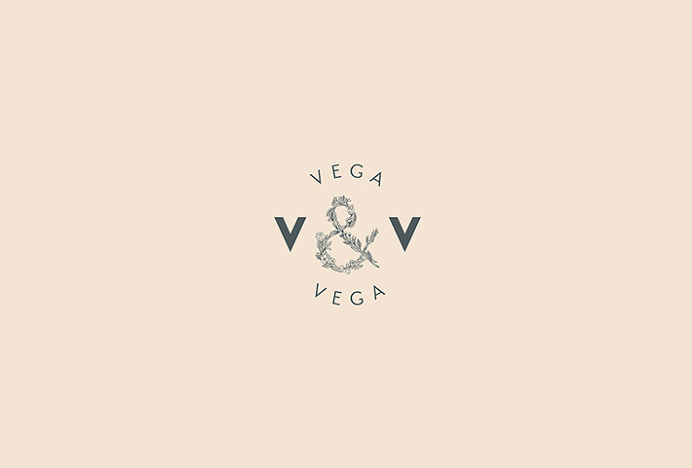 Vega & Vega by Menta . #mark #nature #flowers #logo