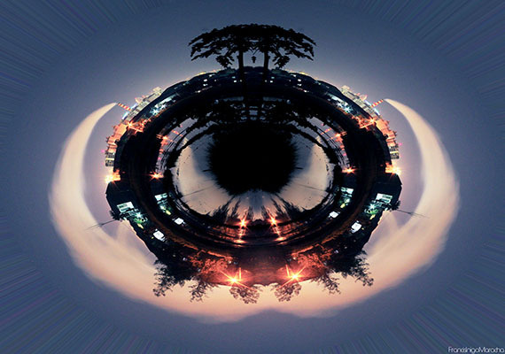 Panorama Smoke | Francis Maracha #blue #photography #panorama