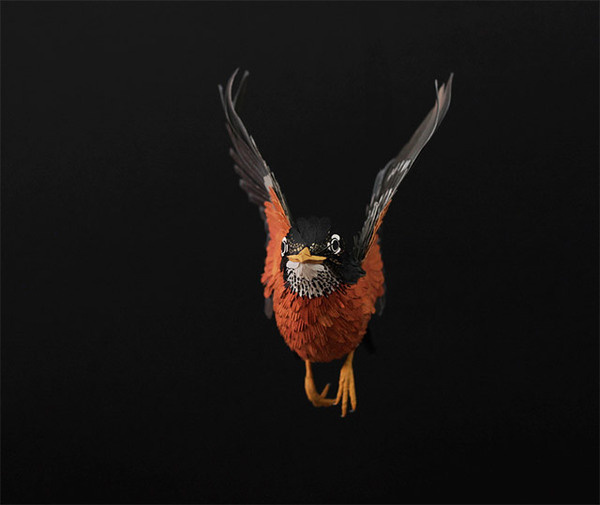 New Paper Birds from Diana Beltran Herrera #sculpture #paper #art #bird