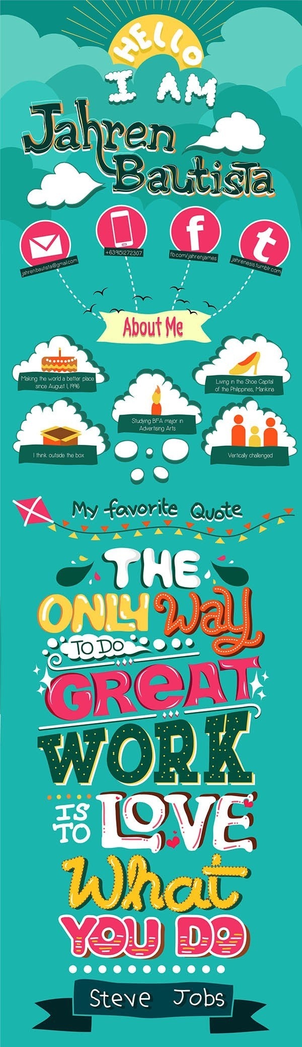 Creative Resume by Jahren Bautista