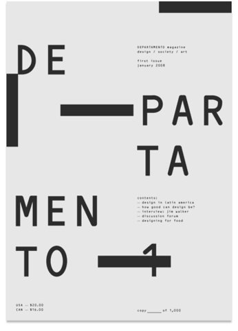 Typography inspiration example #384: FFFFOUND! #black #white #poster #typography