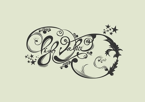 High Value © Engin Korkmaz 2007 | Flickr - Photo Sharing! #flourish #design #floral #hand #drawn #custom #type #drawing #typo #typography