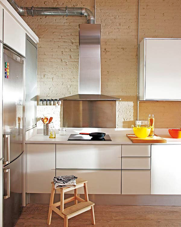 Den ofärdiga stilen stark – tegelvägg i köket nästa trend Sköna hem #brick #interior #decor #kitchen #wall #deco #decoration
