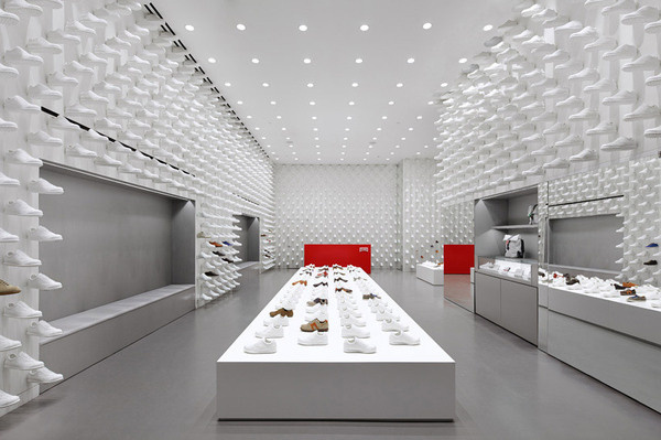 camper store nendo #nike #shoes #retail