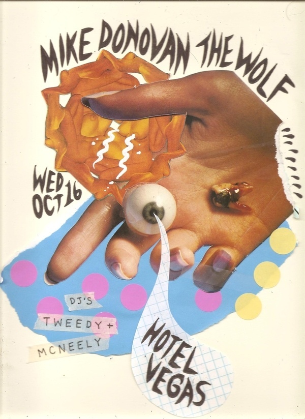 Mike Donovan (from Sic Alps) w/ The Wolf #gig #poster