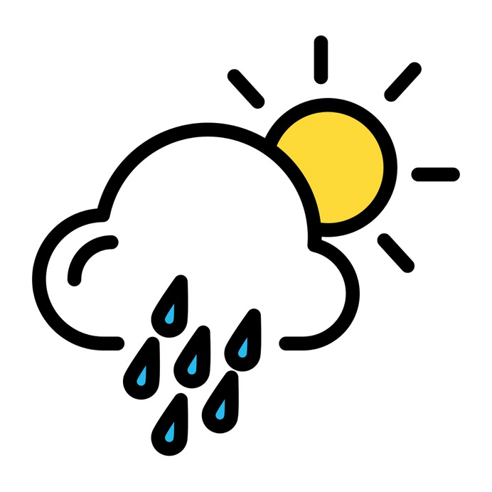 See more icon inspiration related to forecast, rain, weather, sun, drizzle, climate, meteorology and cloud on Flaticon.