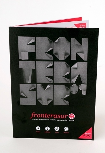 Fronterasur : Raúl Gómez Estudio #design #graphic