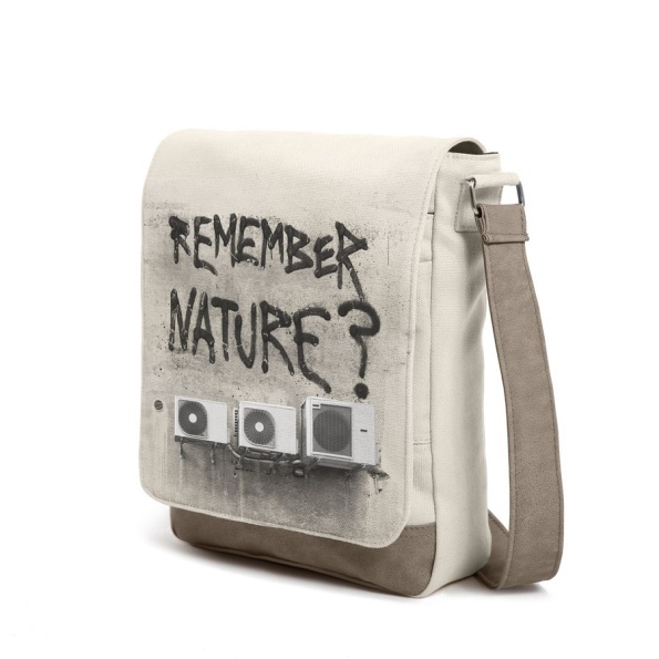 #remember nature #concrete #bag #messenger #shoulderbag #nature #begley #airconditioning... #climate #globalwarming #streetart