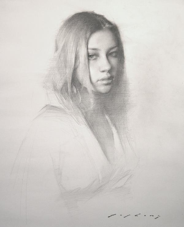 Jeremy Lipking #graphite #drawing #art #fine