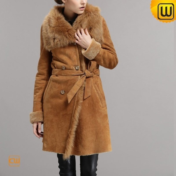 Women Shearling Lined Coats CW640235 #shearling #coats #lined
