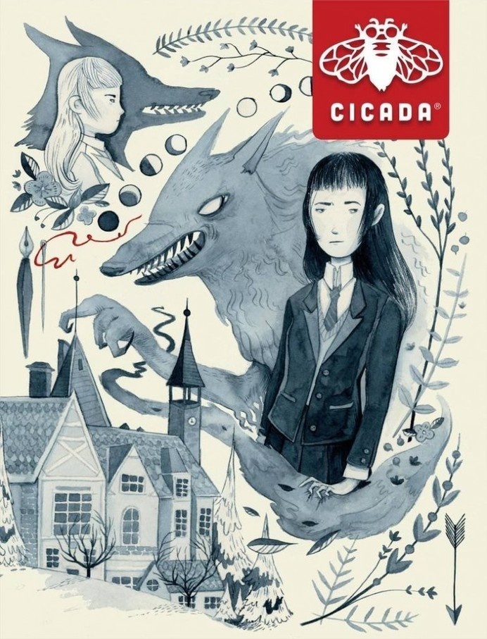 Cicada – Magazines #inspiration #magazine #illustration #wolf