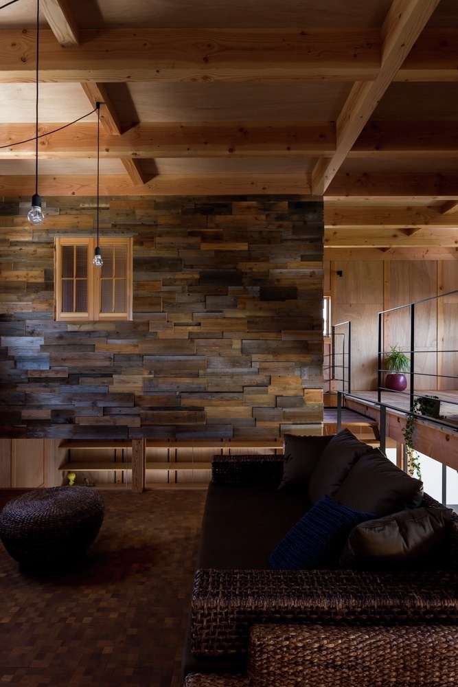 New house designed to look like a renovated warehouse