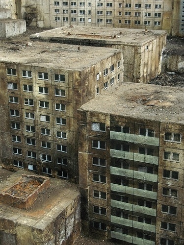 Untitled | Flickr - Photo Sharing! #highrise #stencil #abandoned #building #art
