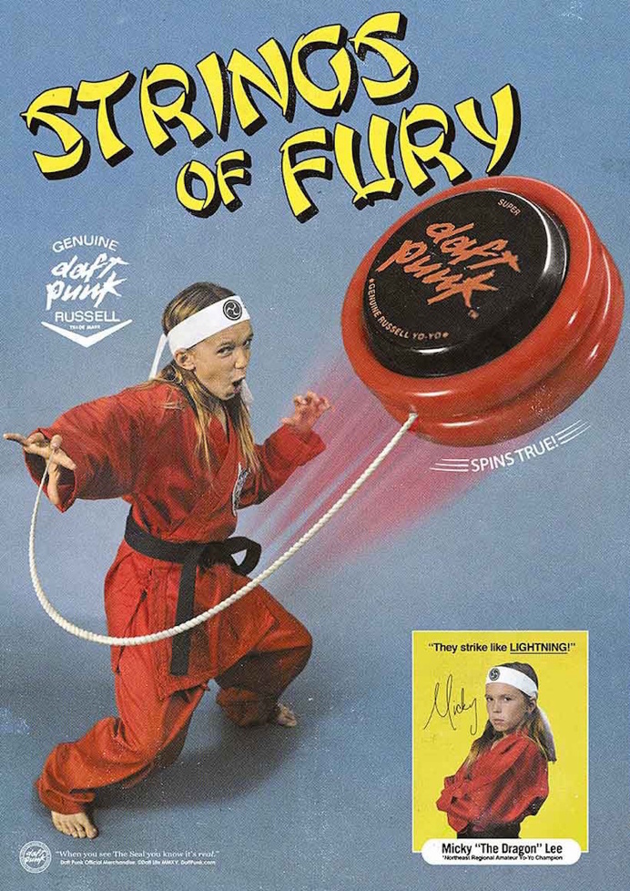 Retro Daft Punk Posters to Promote Objects
