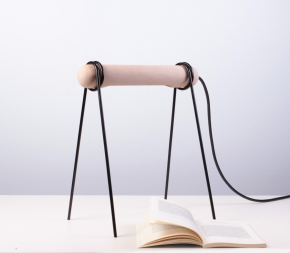 123 lamp by Federico Floriani #lamp #design #table #wood #industrial #lighting #light #italy