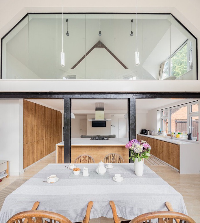 Old Billiard Hall Converted into an Open Plan Living Space