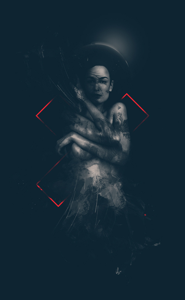 SEVEN #digital #illustration #portrait #giga #seven #art #kobidze #life