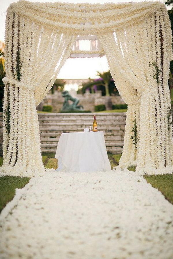 15 Cool Wedding Chuppah Ideas #ideas #chuppah #wedding