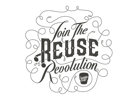 Jessica Hische for KeepCup #lettering #handlettering #hische #swash #jessica #type #typography