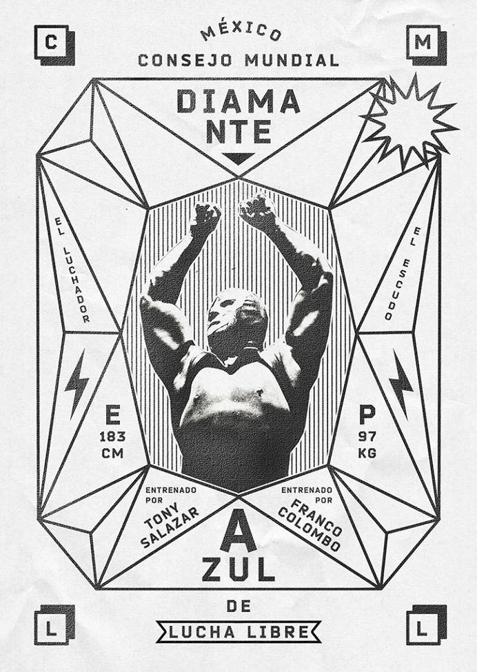 Zoran Lucić's posters for Lucha Libre visualise the stars of Mexican wrestling
