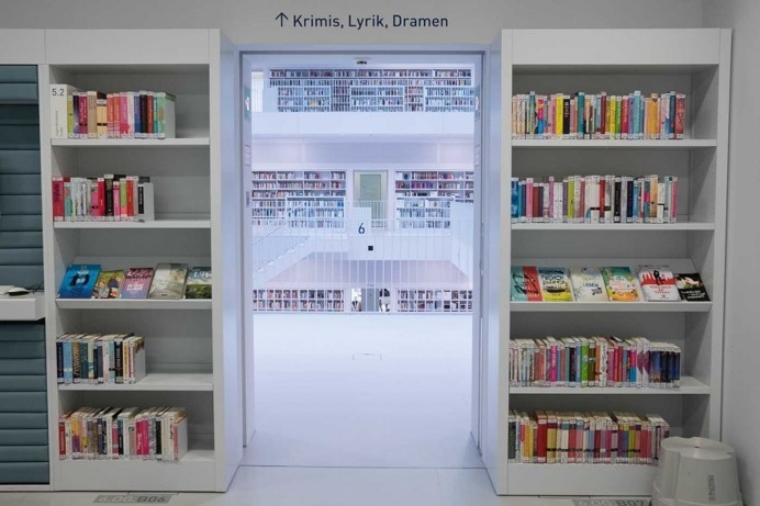 Quite Zone - Stuttgart Municipal Library by Skander Khlif