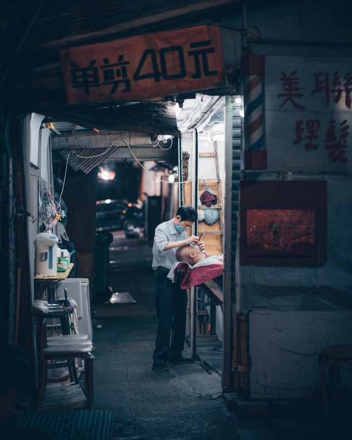 Cyberpunk Street Photos in Hong Kong by Andy Knives