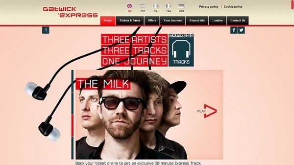 Gatwick Express Tracks #vnwebdesigner