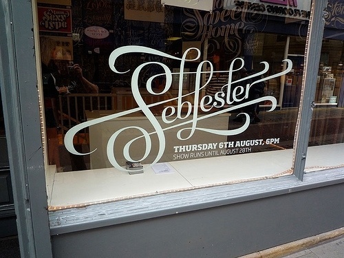 Typeverything.com -Â Setting up the show (by Seb... - Typeverything #fonts #tyopgraphy #seblester