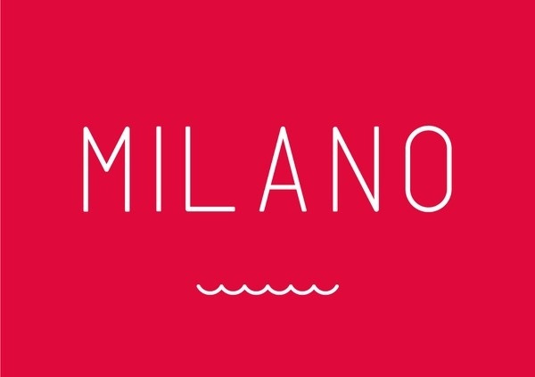 Milano Typeface Marco Oggian #ypeface #poster #helvetica #ont #ypo