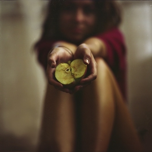 Apple, photography by Miroslav Zhivkov #apple #woman