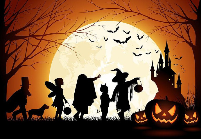 beginner easy halloween paintings & paint by numbers #painting