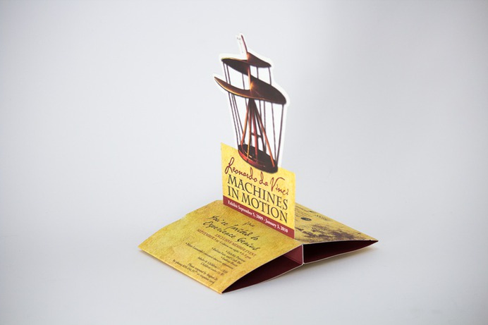 Push Pull Die Cut Table Topper SIDE