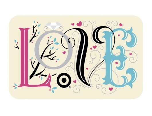 Target Gift Cards | Jessica Hische #illustration #typography
