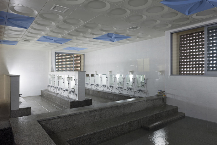 Korean Community Center minimal white architecture house building modern architect rextangle square korea