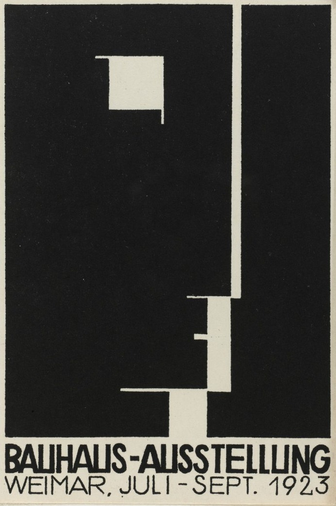 Herbert Bayer, Postcard for Bauhaus