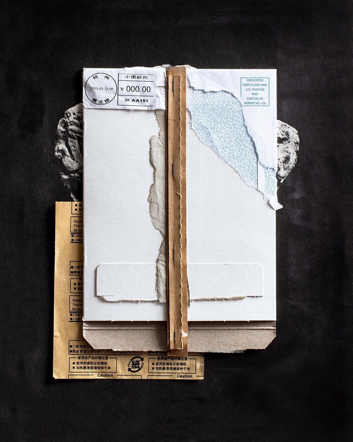 Kike Besada's work seeks the beauty in the commonness of the random and street-found paper scraps, forgotten documents, and unintended graphic compositions. Kike reinterprets mundane & day to day founded documents and salvage papers & different materials through the lens of abstract aesthetics, in order to transcend the documents' original purpose and function.