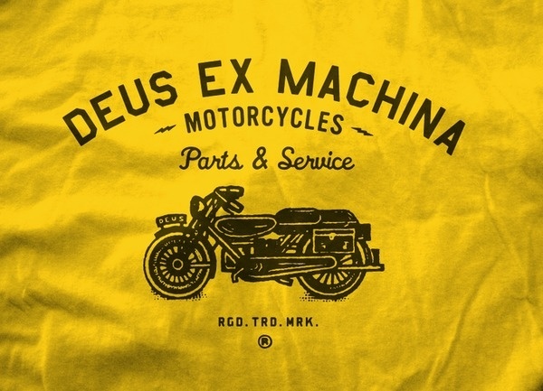 Neighborhood Studio DEUS EX MACHINA #jinkins #machina #shirt #curtis #ex #illustration #motorcycle #dues