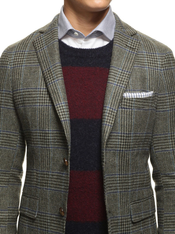 nickelcobalt:GANT by Michael Bastian Prince of Wales Two Button Blazer at Park #style
