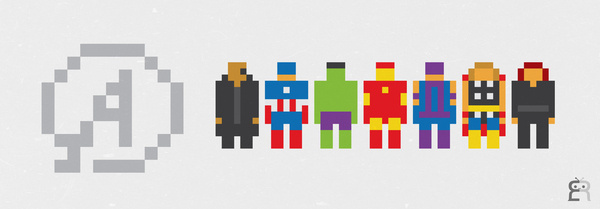 Mini Pikzels #america #assemble #heroes #captain #iron #hero #avengers #marvel #man