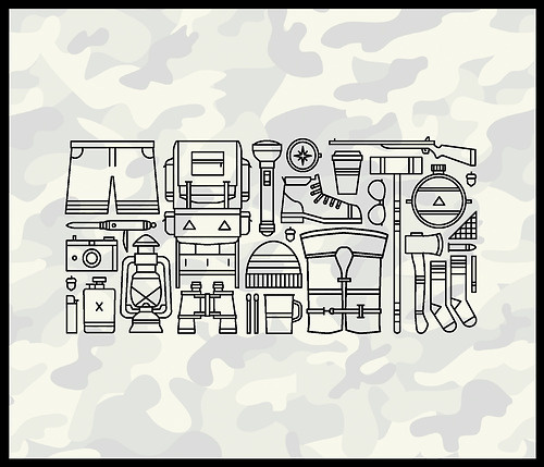 Get your shit, we are going camping #icon #camo #design #camping #icons #camp #summer #vibes #cool