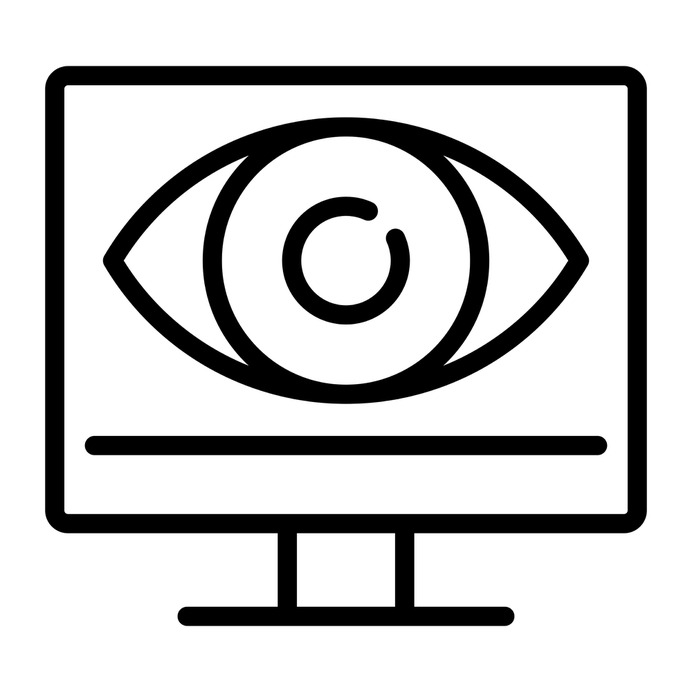 See more icon inspiration related to eye, monitor, search, monitoring, screen and technology on Flaticon.