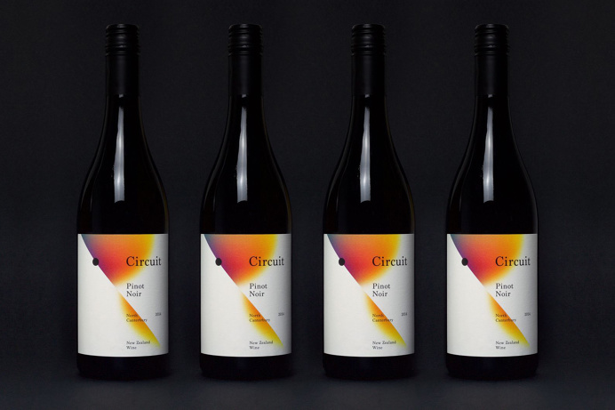 wine, gradient, packaging