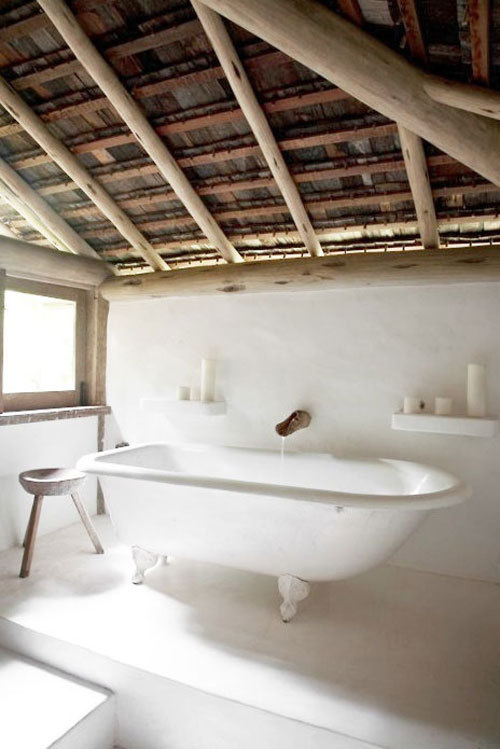 CJWHO ™ (Uxua Casa Hotel | White Classic Bathroom) #white #design #bathroom #wood #photography #luxury