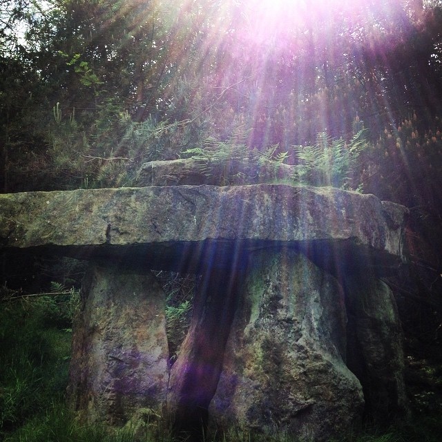 Pagan Stone Circle Sun burst Solstis Druid