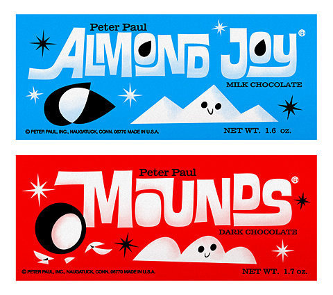 Flickr Photo Download: Sometimes you feel like a nut! Sometimes you don't. #almond #joy #illustration #mounds