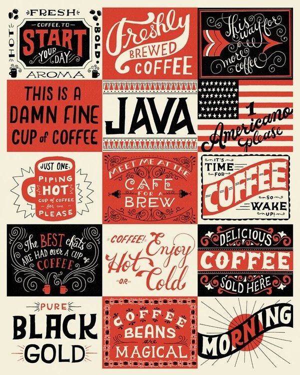 The hand lettered illustrations of Mary Kate McDevitt | StockLogos.com #lettered #red #mary #black #mcdevitt #kate #type #hand #typography