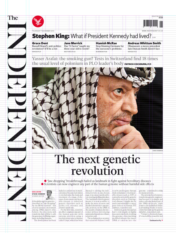 Creative Review The Independent redesigns #willey #newspaper #matt #independent #grid #wliley