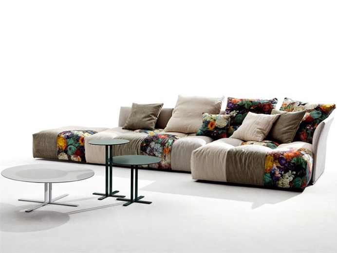 Modular Upholstered Sofa by Sergio Bicego - #design, #furniture, #modernfurniture