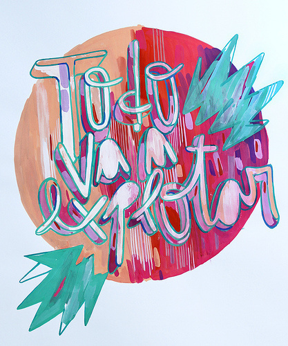 todo va a explotar | Pablo López #type #illustration #art