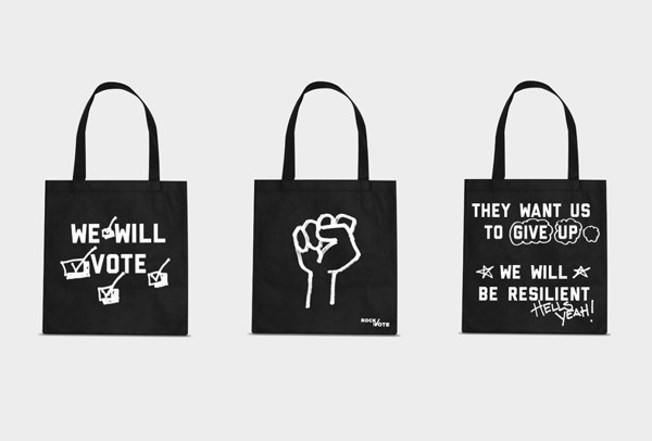 Rock The Vote We Will Campaign on Behance #rock #the #identity #vote #bag